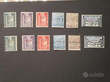 Colonie italiane due serie complete Marcia su Roma