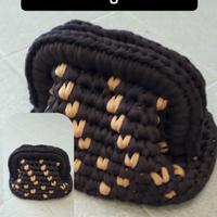 Cluntchbag fatta a mano in fettuccia