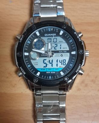 Orologio uomo multifunzionale XXL Quamer Military