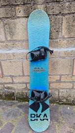 Tavola da Snowboard BKA "Slippy" con attacchi