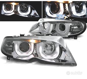 FARI BMW E46 4 PORTE 01-05 ANGEL EYES A U FONDO CR