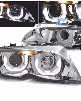 FARI BMW E46 4 PORTE 01-05 ANGEL EYES A U FONDO CR