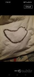 collana vintage vetro 
