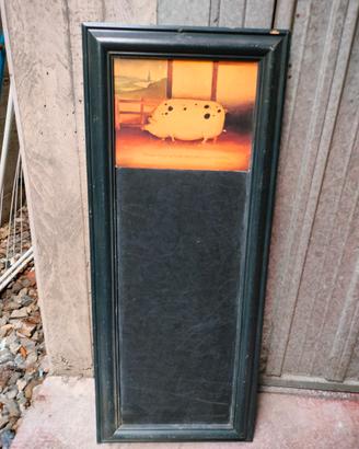bacheca a tema in legno vintage