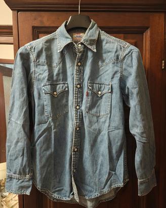 Levi's camicia jeans Tg. S  bottoni madreperla