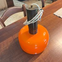 Lampada arancione anni 60/70