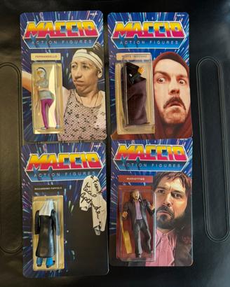 Action figures Maccio serie completa + autografo