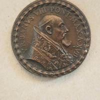 Medaglia annuale papa Urbano VIII - Anno XVII 1640