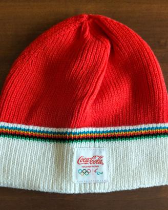Cuffia beanie Coca-Cola Olimpiadi 2026 simil lana
