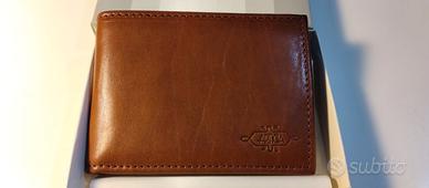 Portafoglio uomo in vera pelle ARTIGIA - nuovo