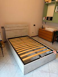 Letto contenitore una piazza e mezzo