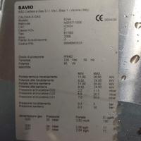 caldaia Savio scheda 