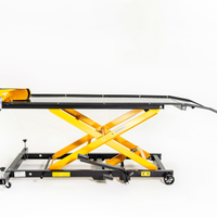 Ponte moto 450 kg sollevatore idraulico - giallo