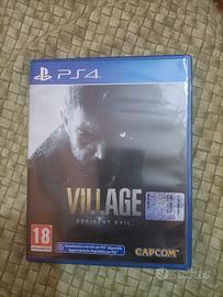  play station 4 Resident evil the village