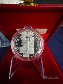 Moneta 5000 Lire Argento Vaticano 2001 -FS