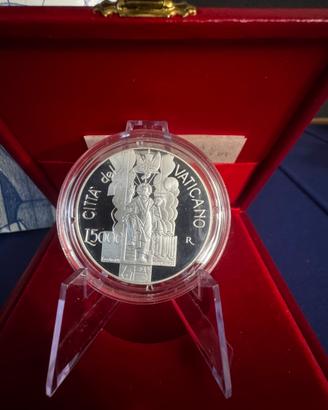 Moneta 5000 Lire Argento Vaticano 2001 -FS