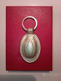Portachiavi Cartier in pelle oro