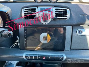Autoradio 9'' Android 14 2+64Gb Per Smart Fortwo W
