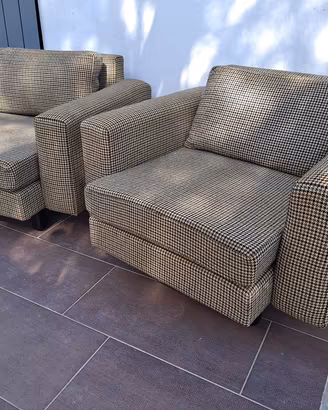 Coppia di poltrone originali Arflex, design italia