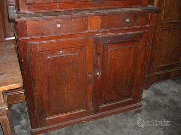 Antica credenza in abete metà '800