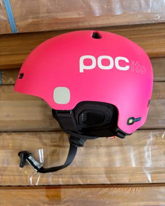 casco da sci POC Tg. M/L rosa fluo