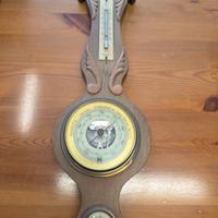Barometro Termometro Igrometro Vintage in Legno