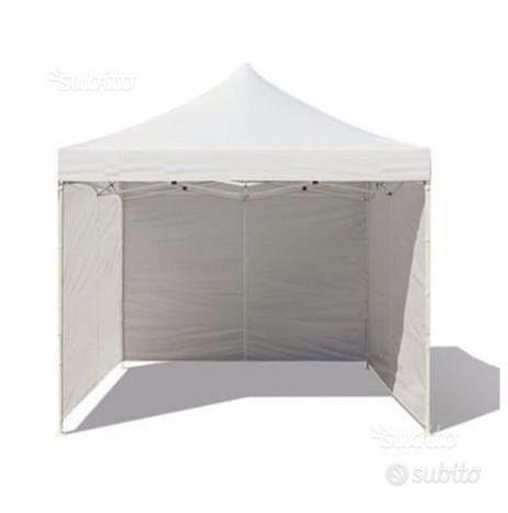 Gazebo stand 3x3 richiudibile con 3 laterali