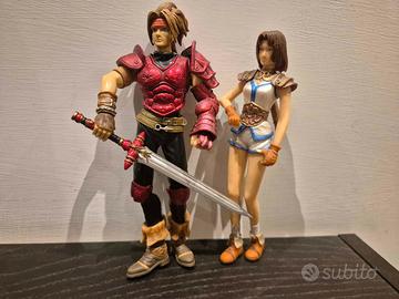 The Legend of Dragoon Dart e Shana Figures