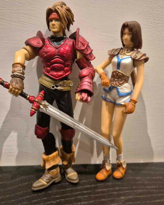 The Legend of Dragoon Dart e Shana Figures