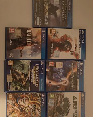 lotto giochi PS4 originali