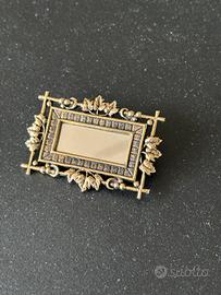 Spilla  vintage con specchietto