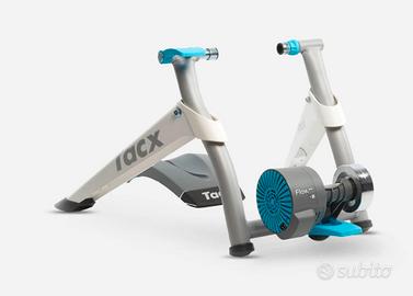 Tacx Flow Smart – Home-trainer Connecté, Rouleau Unique, Résistance 11,8kg, Pliable, Pour Entraînement Hiver Précis Et Silencieux