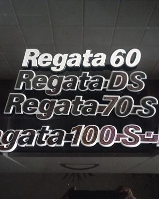 Lotto targhette Fiat Regata 