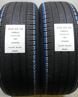 2 GOMME 235 55 19 PIRELLI BR2081