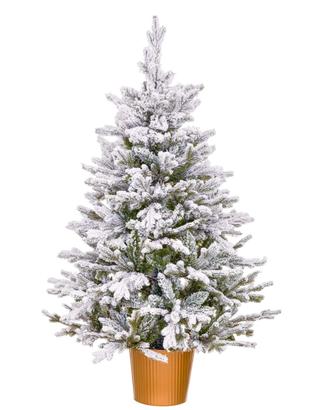 Albero di Natale effetto neve naturale Nuovo 90 cm