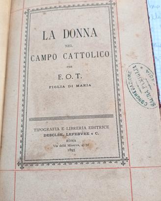 La donna nel campo cattolico 
