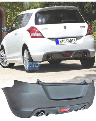 PARAURTI POSTERIORE SUZUKI SWIFT 10-17 LOOK SPORT 