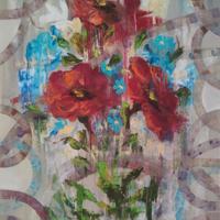 quadro a olio "I PAPAVERI"