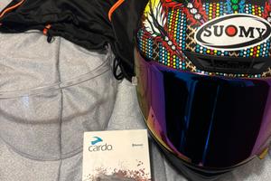 Casco suomy + interfono cardo