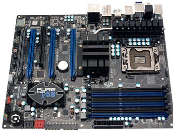 scheda madre pure black x58 1366