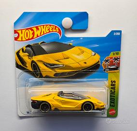 Hot Wheels Lamborghini Centenario Roadster Gialla