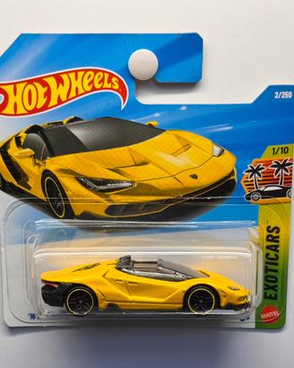 Hot Wheels Lamborghini Centenario Roadster Gialla