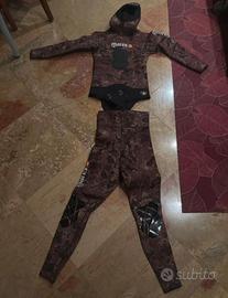 Mares Instinct Camo Brown 7+5 Mm - Apnea taglia 2