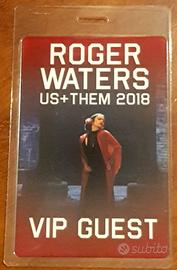 Roger Waters VIP pass tour 2018 Pink Floyd