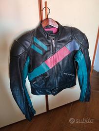 giacca in pelle vintage schuch