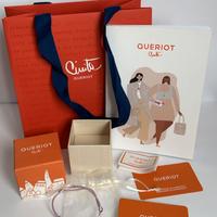 Bracciale Civita Queriot oro 9kt argento iniziale