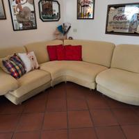 Divano ad angolo rotondo a 4 posti comodissimo