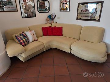 Divano ad angolo rotondo a 4 posti comodissimo