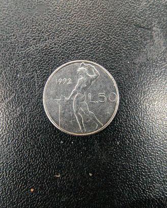 Moneta 50 lire 1993 piccola