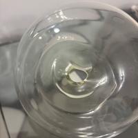 Vaso di design in vetro trasparente Natuzzi